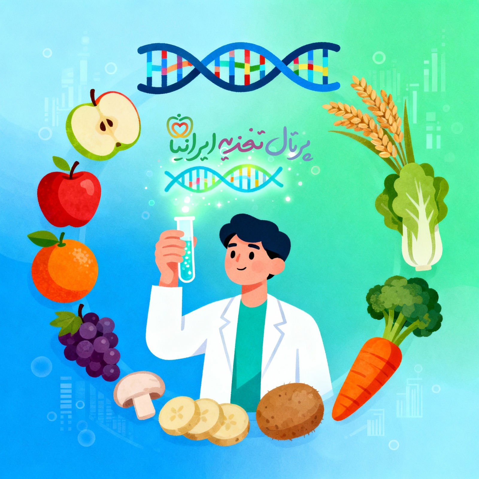 تست DNA برای رژیم غذایی شخصی‌سازی‌شده بر اساس ژنتیک فردی